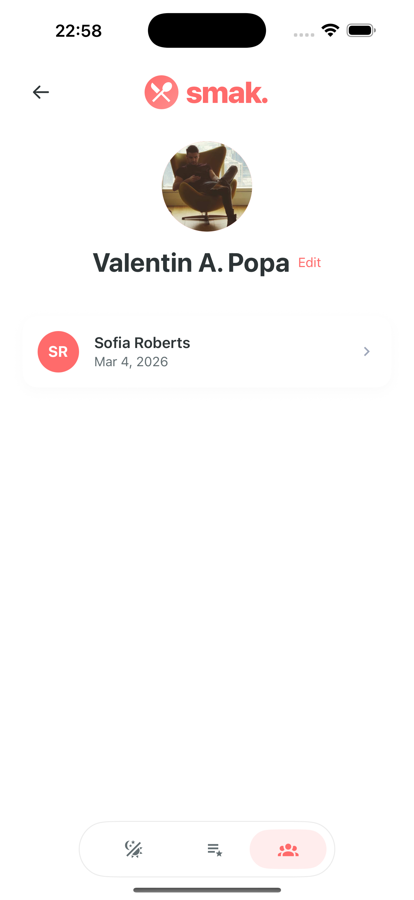 Profile Screen - Light Mode